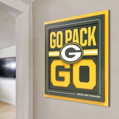 Packers.com Green Bay Packers wall sign