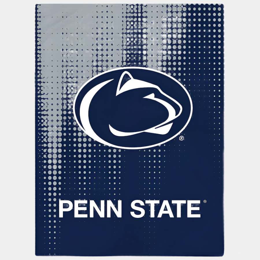 Penn State Nittany Lions 60'' x 80'' Half Tone Drip Flannel Fleece Blanket