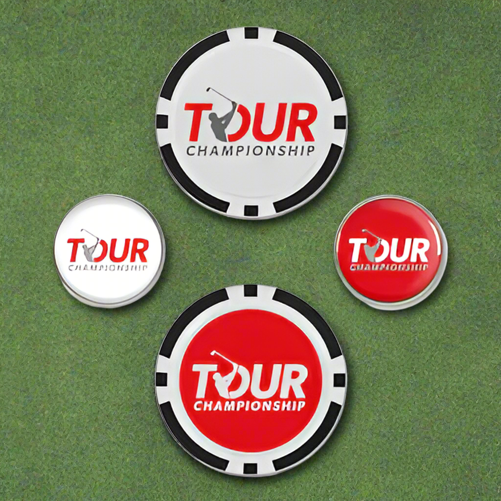 PGA Tour Fan Shop WinCraft TOUR Championship 4-Pack Ball Marker Set