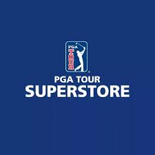 PGA Tour Superstore logo golf equipment and apparel free shipping on orders $99