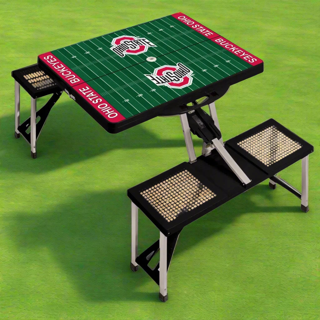 Oniva Portable Folding Picnic Table Ohio State Buckeyes