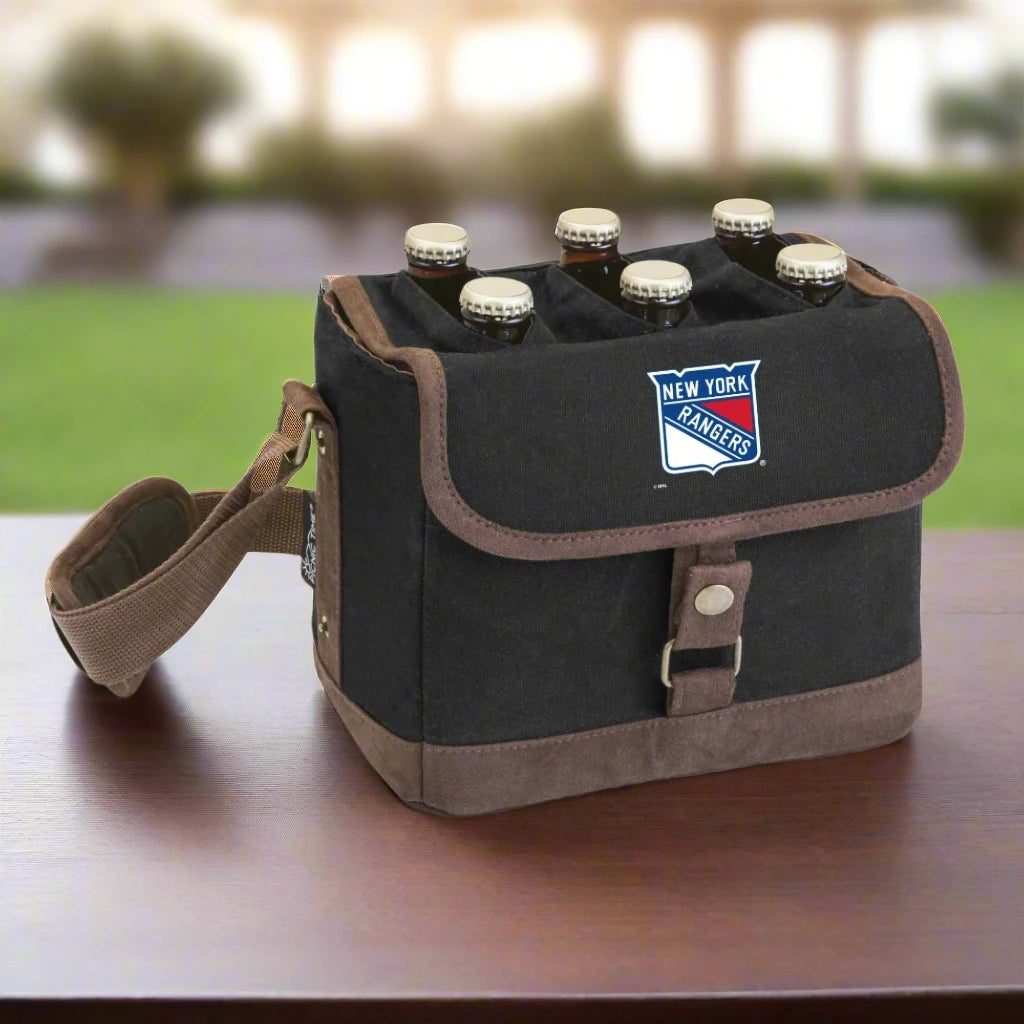 Legacy Beer Caddy Cooler Tote with Opener New York Rangers