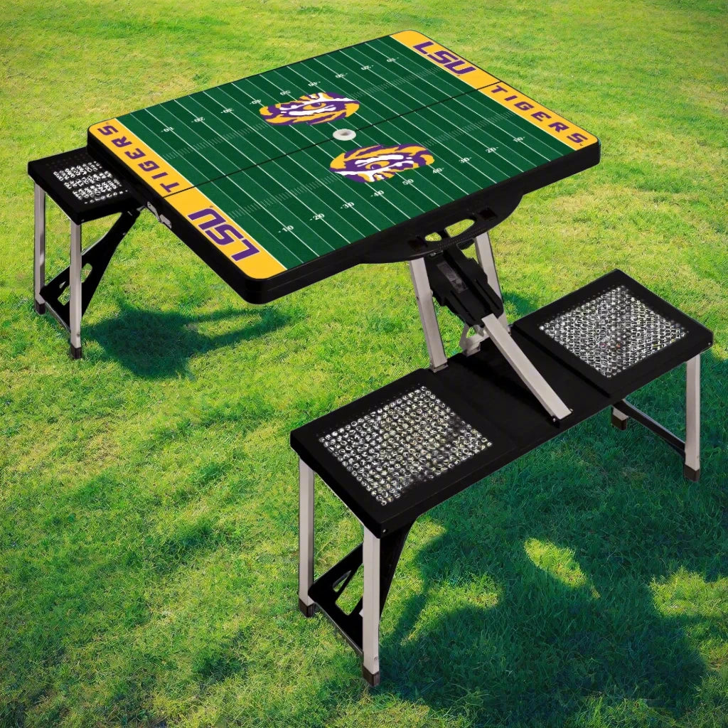 Oniva Portable Folding Picnic Table LSU Tigers