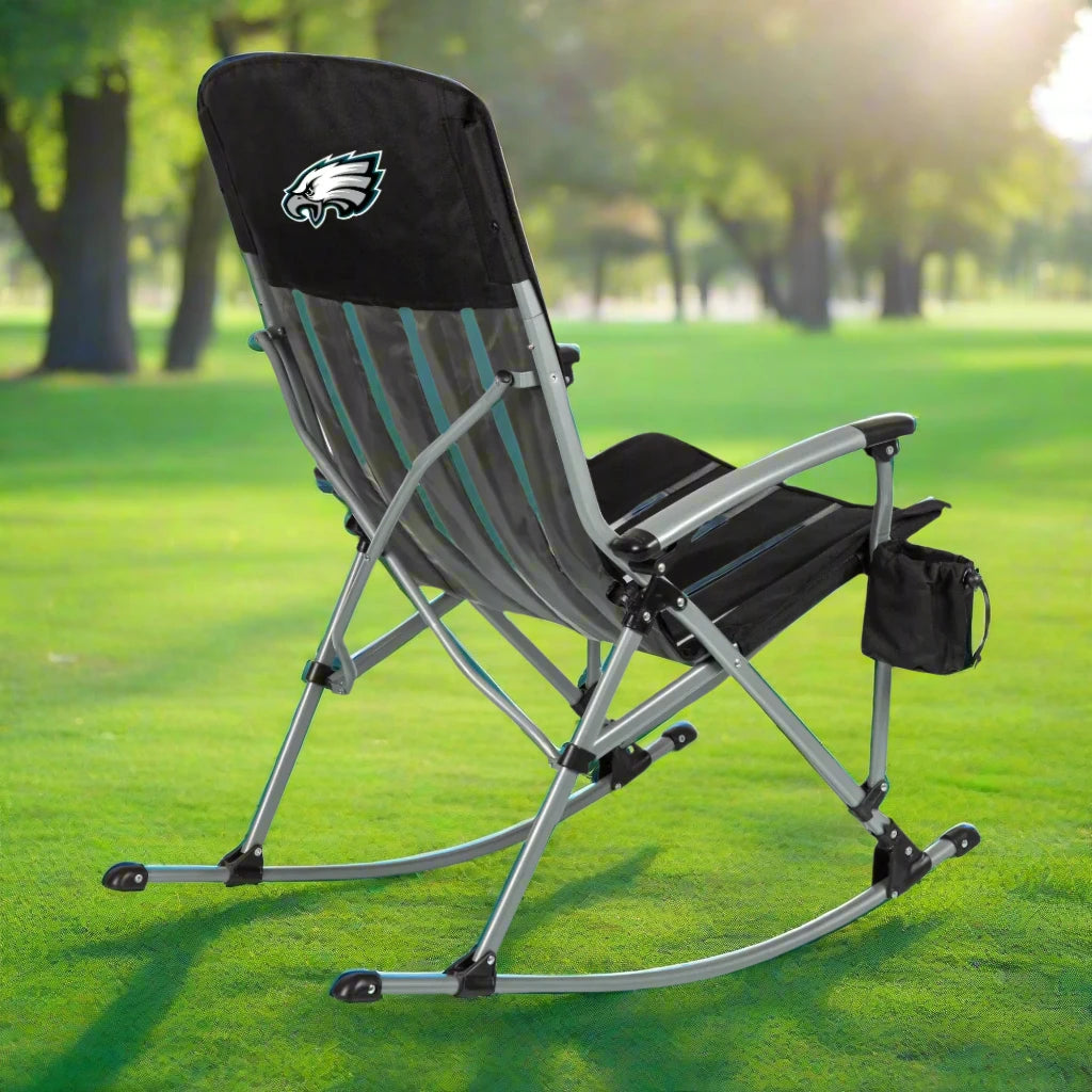 Oniva Outdoor Rocking Camp Chair Philadelphia Eagles