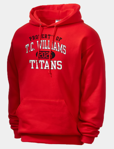 Prep Sportswear hoodie TC Williams Titans red