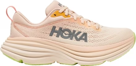 REI Hoka Bondi 8 Road-Running Shoes Women's Cream/Vanilla