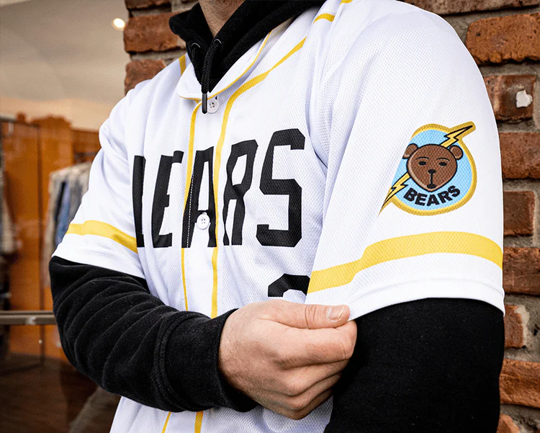 Bad News Bears Custom Baseball jersey white yellow