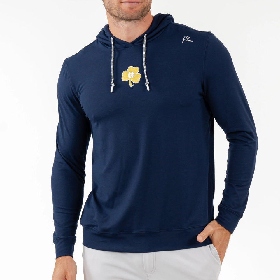 Rhoback Hesi Collegiate Hoodies Notre Dame navy blue