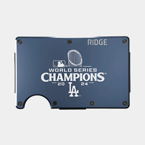 Ridge Anodized Wallet Los Angeles Dodgers World Series Champions