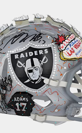 SportsMemorabilia.com Oakland Raiders helmet