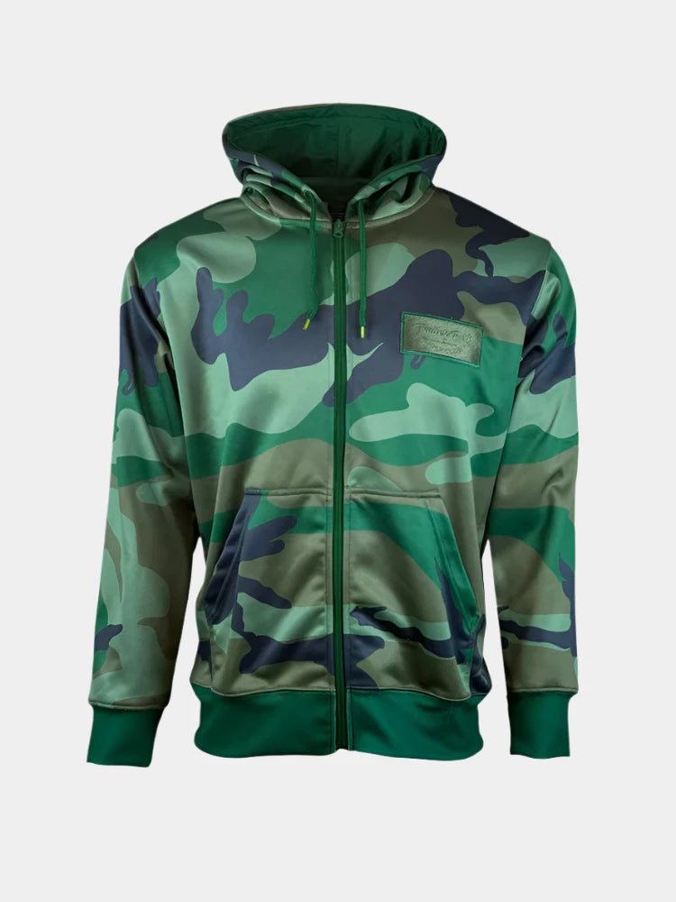 Trailer Park Golf Club Premium Hoodie Woodland Camo