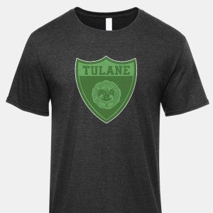 Vintage Brand NCAA College t-shirt Tulane Green Wave grey green