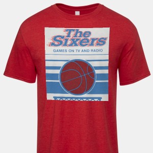 Vintage Brand NBA t-shirt Philadelphia 76ers red