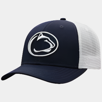 Top of the World Penn State Nittany Lions Navy/White Trucker Snapback Hat