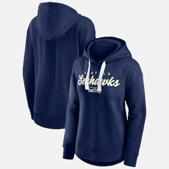 Seattle Seahawks Women's Fanatics Heather Set To Fly Pullover Hoodie