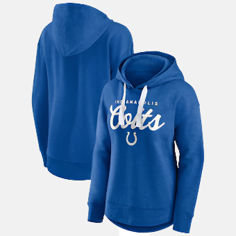 Indianapolis Colts Women's Fanatics Heather Set To Fly Pullover Hoodie