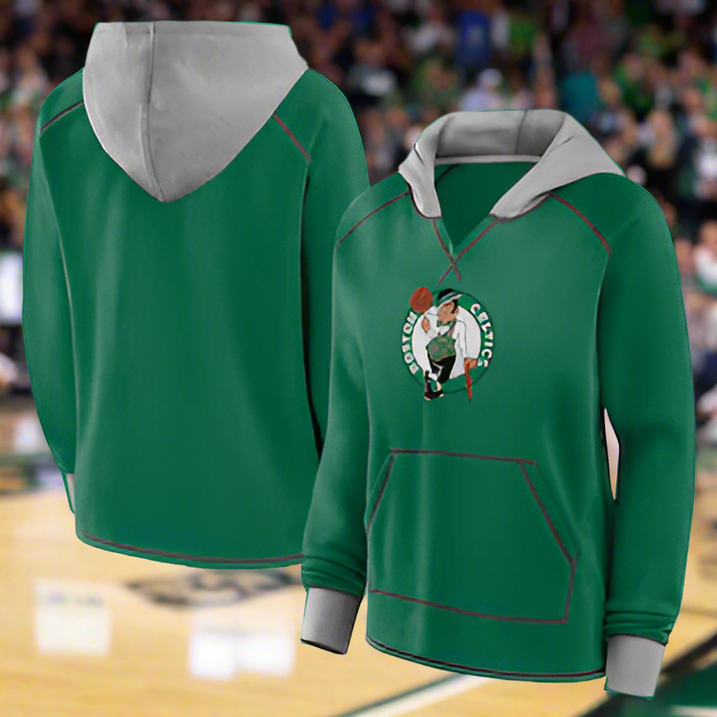 Boston Celtics Women's Boom Pullover Hoodie