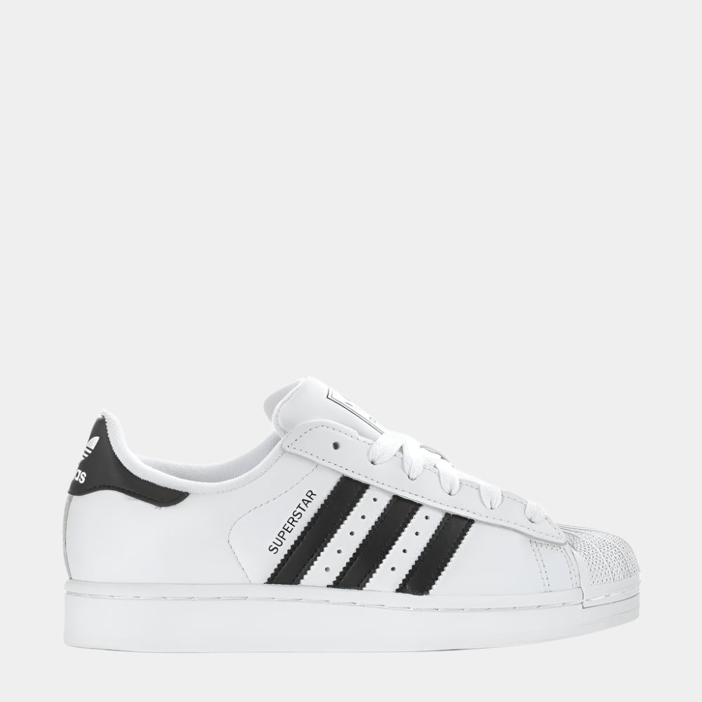 Adidas superstar shoe white black