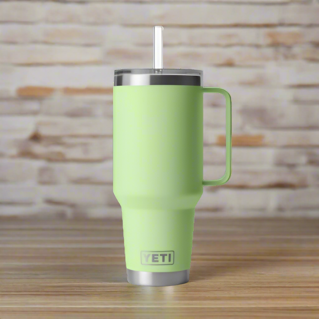 Yeti 42 oz straw mug key lime
