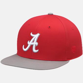 Youth Top of the World Maverick Snapback Adjustable Hat - Alabama Crimson Tide